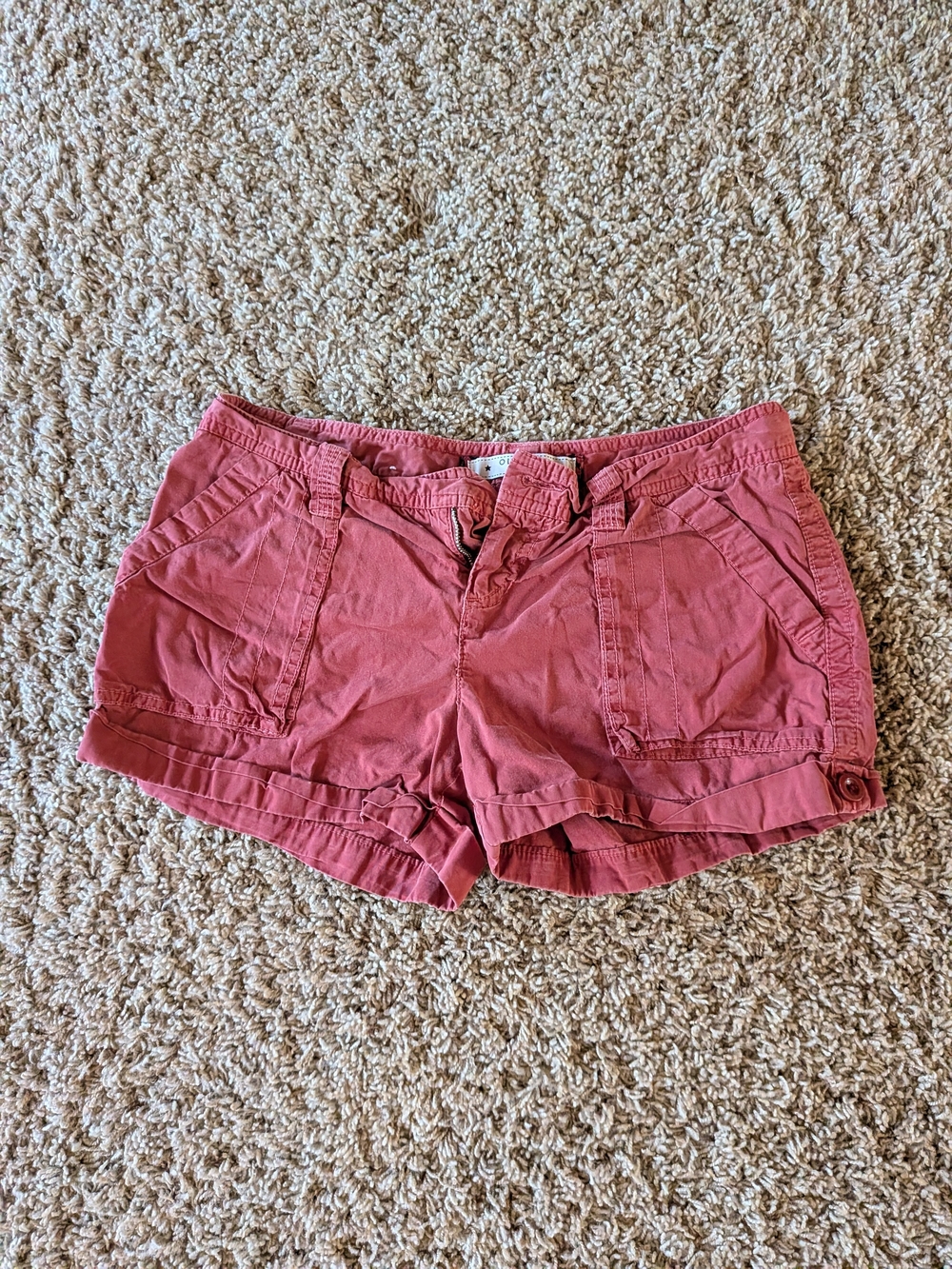 Old Navy Women's Rust Red Cargo Shorts
